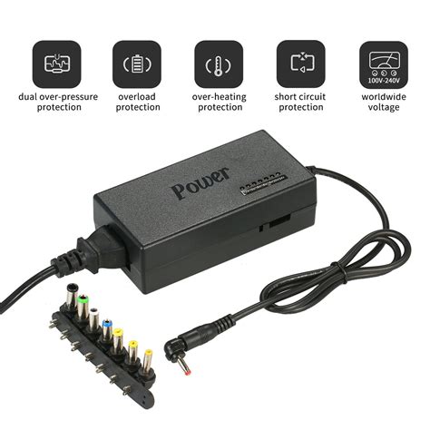 adjustable voltage universal  laptop ac power charger adapters  multi connectors