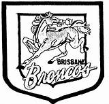 Broncos Coloring Pages Getdrawings Logo sketch template