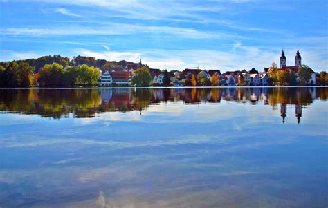 stadtblick bad waldsee germany