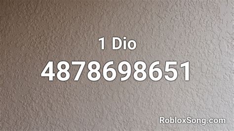 dio roblox id roblox  codes