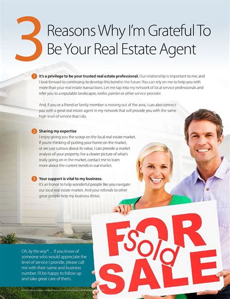 reasons  im grateful    real estate agent real estate ads real estate postcards
