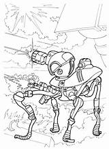Coloring War Robots Pages Template sketch template