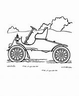 Coloring Cars Pages Model History Horseless Carriage Ford Automobiles 1903 20th Century Go Printables Usa sketch template
