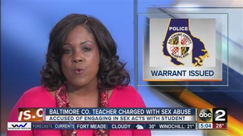 arrest warrant out for teacher who is accused of sex act