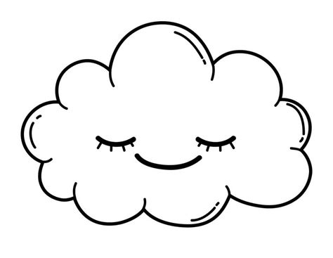 printable clouds coloring pages printable templates