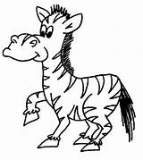 Zebra Coloring Pages Kids Animal Cartoon Cute Colouring Animals Clipart Color Printable Sheet Face Drawing Print Printabel Line Sheets Baby sketch template