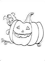 big pumpkin   puppy coloring page  halloween coloring