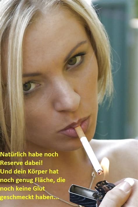 femdom captions german smoking edition 9 pics