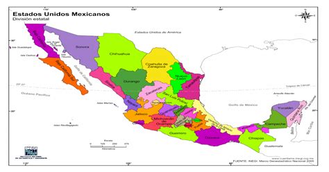 Mapa Politico De Mexico Divisiones Administrativas Regiones Mapa Images