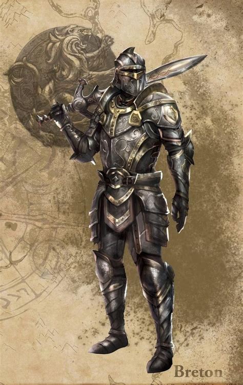 breton knight armor eso in 2020 with images elder scrolls art