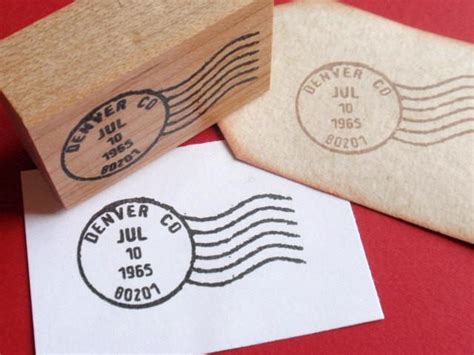 customized letter postmark postage cancellation mark rubber stamp