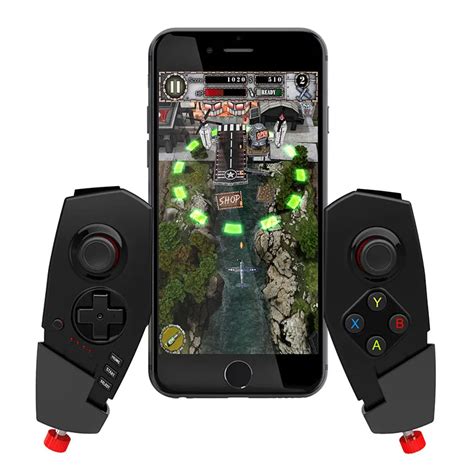 telescopic wireless gamepad bluetooth gaming controller  iphone pc ios android joypad game