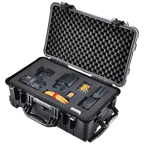 weatherproof protective rolling carry  case  large