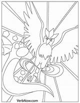 Coloring Verbnow Pokeman sketch template