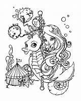 Jadedragonne Deviantart Coloring Pages Funfair Colouring Mermaid Books sketch template