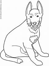 Coloring German Shepherd Pages Dog Dogs Puppy Printable Color Realistic Shepard Boston Drawing Puppies Kids Terrier Collie Pinscher Doberman Printables sketch template