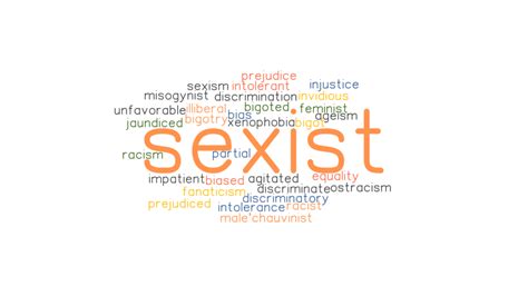 sexist synonyms and related words what is another word