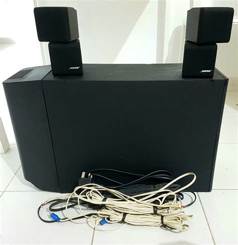 bose powered acoustimass  series iii audio soundbars speakers amplifiers  carousell