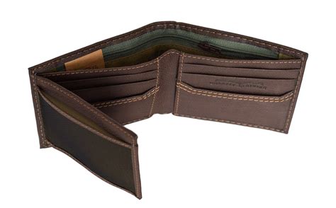 levis mens rfid blocking traveler bifold wallet  interior zipper