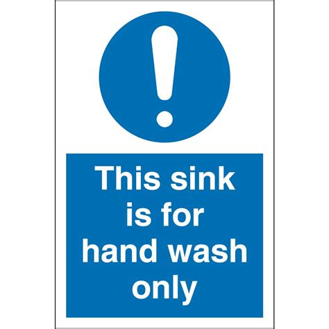 printable hand washing sink  sign printable templates
