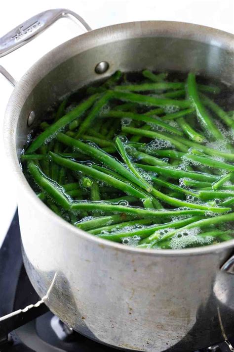 cook green beans   stove
