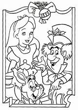 Coloring Pages Wonderland Alice Bestcoloringpagesforkids sketch template