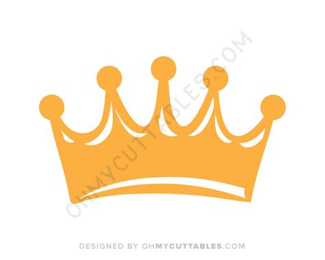 crown svg  ohmycuttables