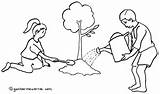 Lingkungan Mewarnai Menyayangi Kebersihan Menjaga Kartun Sekolah Orang Tumbuhan Hewan Sehat Ibu Sketsa Menanam Tentang Sedang Alam Kelestarian Cerita Membantu sketch template