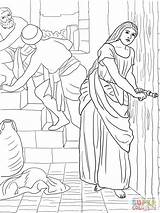 Spies Joshua Rahab Hides Jericho Bijbel sketch template