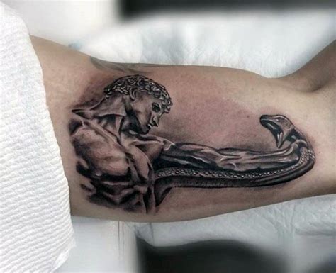 bicep tattoos  men masculine muscle design ideas