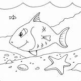 Fish Coloring Pages Happy Colouring Funny Printable 2010 Collection Print Patchcolagem Peixe Animal Fishing Seipp Dave Drawn March sketch template