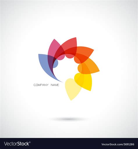 creative abstract logo design template royalty  vector