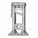 Guillotine Executions Device Sketch Vector Graphicriver sketch template