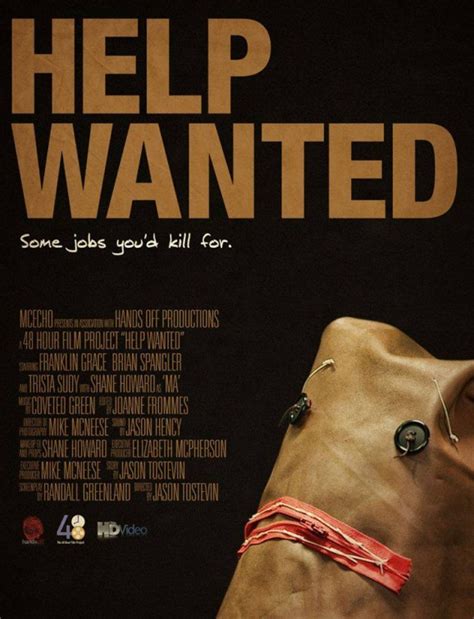 Help Wanted Short Film Poster Sfp Gallery