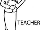english teacher coloring pages wecoloringpage