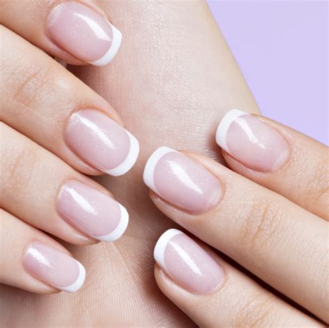 nail shapes sparkly polish nails