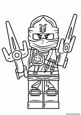 Ninjago Jay Coloring Lego Pages Printable Print Color sketch template