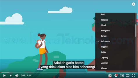 menerjemahkan video youtube  bahasa indonesia kaca teknologi