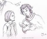 Tumnus Lucy Narnia Coloring Witch Pages Tissa Wardrobe Lion Deviantart Chronicles Choose Board Sketch sketch template