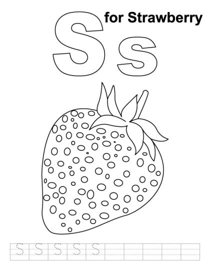 letter ss printable coloring pages kids coloring pages