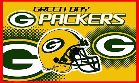 Green Bay Packers Club Logo Banners Flags 3ftx5ft Banner