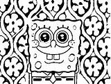 Coloring Pages Spongebob Sponge sketch template