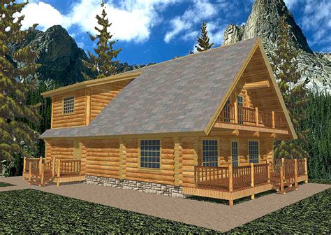rugged log house plan gh architectural designs house plans