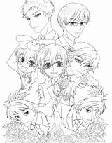 Host Club School Coloring Pages Ouran High Anime Ohshc Drawing Sketch Hight Highschool Nightshade Hellion Deviantart Trending Days Last sketch template