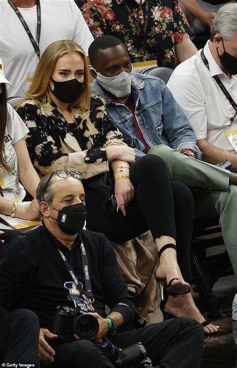 Adele Gets Cosy Lebron James Agent Rich Paul At Nba Finals Adele