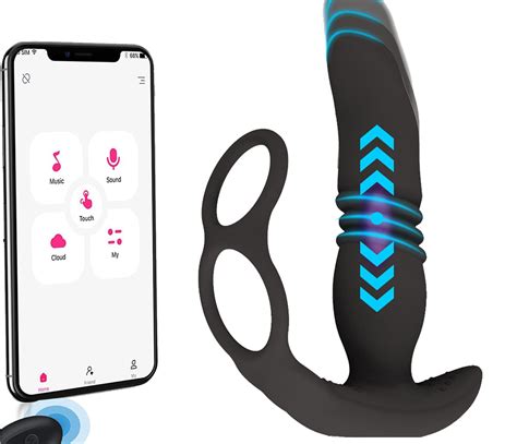 Telescopic Anal Vibrator Sex Toys For Men App Remote Prostate Massager