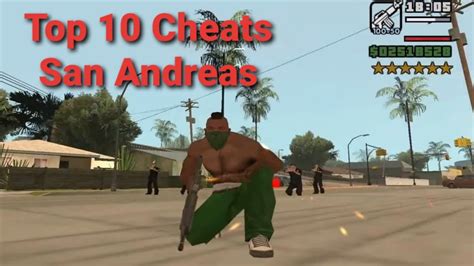 Top 10 Cheats Gta San Andreas Pc Youtube