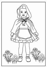 Hood Riding Red Little Pages Coloring Drawing Printable Kids Print Index Cap Coloriage Getdrawings sketch template