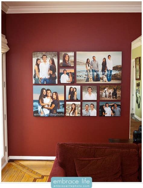 attractive arrangement ideas  family  photo wall gallery photo wall display