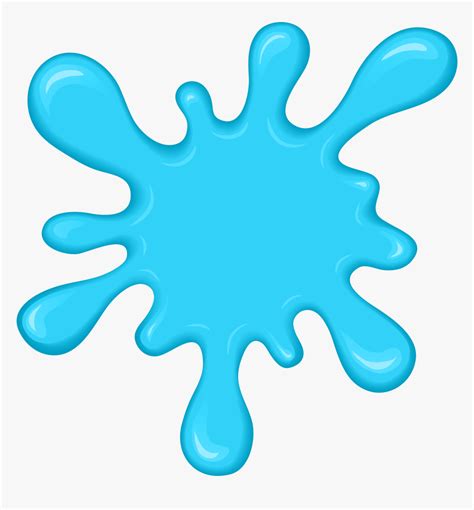 blue paint splatter clipart hd png  transparent png image
